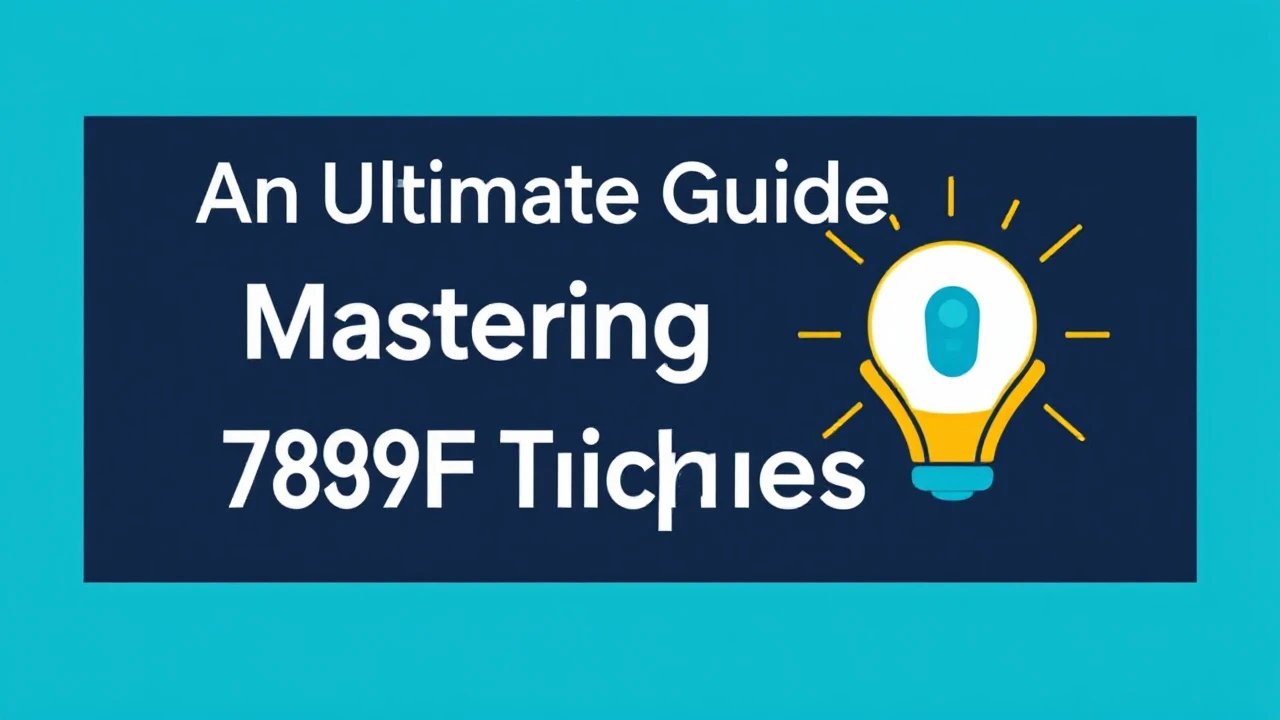 An Ultimate Guide to Mastering 789F Techniques